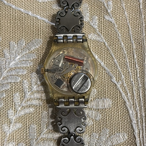 Swatch Silver and Gold Women's Watch - Picture 7 of 10
